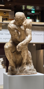 Le Penseur di Rodin alla Fondation Gianadda di Martigny.