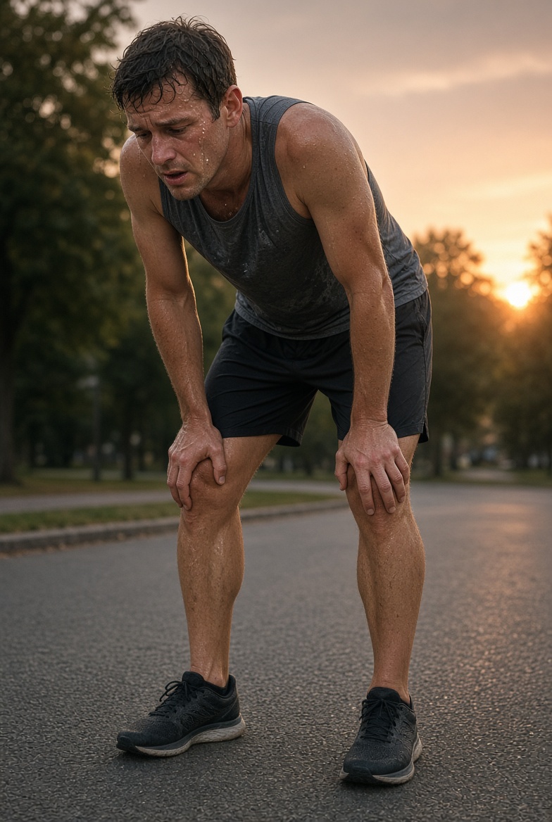 Perdere la motivazione per correre: runner che corre su una strada durante un'uscita di allenamento